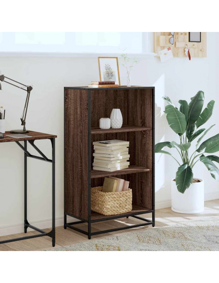 Libreria Rovere Marrone 60x35x107,5 cm in Legno Multistrato
