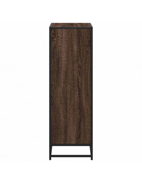 Libreria Rovere Marrone 60x35x107,5 cm in Legno Multistrato