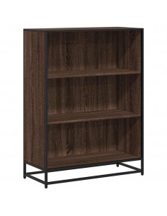 Libreria Rovere Marrone 80,5x35x107,5 cm in Legno Multistrato