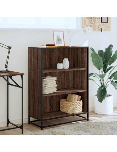 Libreria Rovere Marrone 80,5x35x107,5 cm in Legno Multistrato