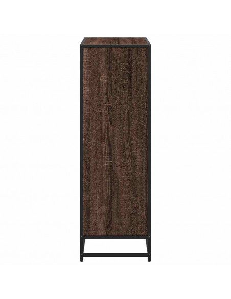Libreria Rovere Marrone 80,5x35x107,5 cm in Legno Multistrato