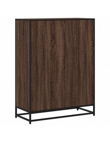 Libreria Rovere Marrone 80,5x35x107,5 cm in Legno Multistrato