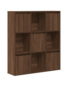 Libreria Rovere Marrone 89x24x101,5 cm in Legno Multistrato