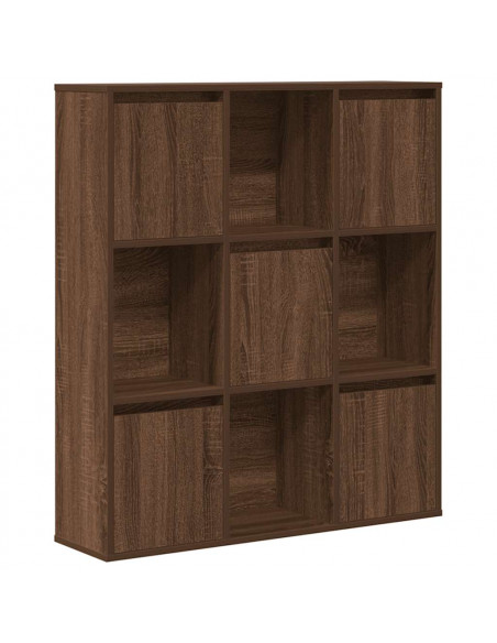 Libreria Rovere Marrone 89x24x101,5 cm in Legno Multistrato