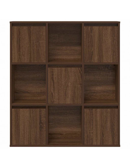 Libreria Rovere Marrone 89x24x101,5 cm in Legno Multistrato