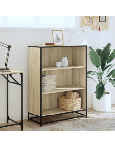 Libreria Rovere Sonoma 80,5x35x107,5 cm in Legno Multistrato 2