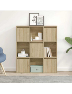 Libreria Rovere Sonoma 89x24x101,5 cm in Legno Multistrato 2
