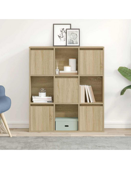 Libreria Rovere Sonoma 89x24x101,5 cm in Legno Multistrato