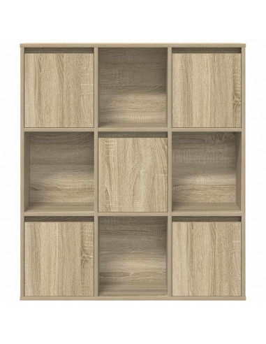 Libreria Rovere Sonoma 89x24x101,5 cm in Legno Multistrato