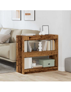 Libreria/Divisorio in Legno Vecchio 80x30x72 cm 2