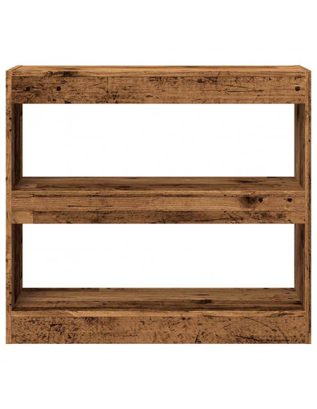 Libreria/Divisorio in Legno Vecchio 80x30x72 cm