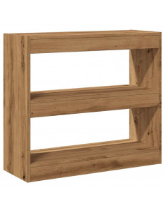 Libreria/Divisorio in Rovere Artigianale 80x30x72 cm