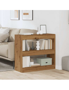 Libreria/Divisorio in Rovere Artigianale 80x30x72 cm 2