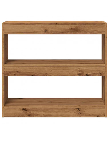 Libreria/Divisorio in Rovere Artigianale 80x30x72 cm