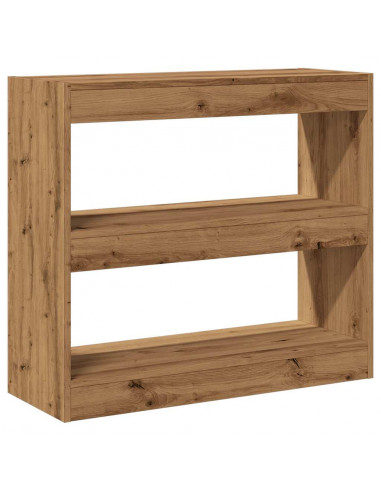 Libreria/Divisorio in Rovere Artigianale 80x30x72 cm