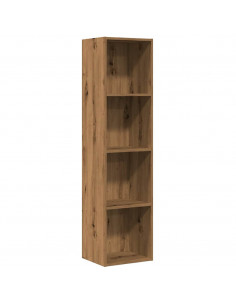 Libreria/Mobile TV Rovere Artigianale 36x30x143 cm Truciolato