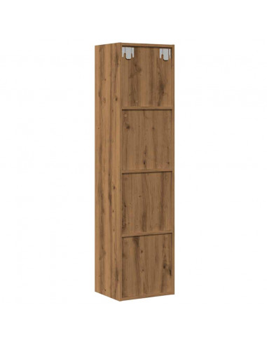 Libreria/Mobile TV Rovere Artigianale 36x30x143 cm Truciolato