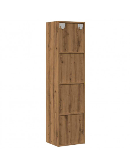 Libreria/Mobile TV Rovere Artigianale 36x30x143 cm Truciolato