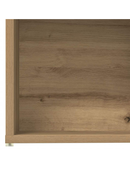 Librerie 3 pz Rovere Artigianale in Legno Multistrato