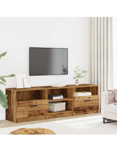Mobile Porta TV Legno Vecchio 150x33,5x45 cm Legno Multistrato 2
