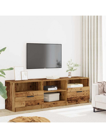 Mobile Porta TV Legno Vecchio 150x33,5x45 cm Legno Multistrato
