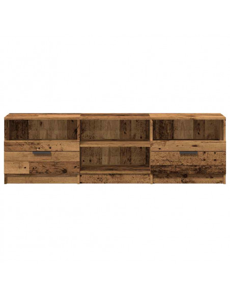 Mobile Porta TV Legno Vecchio 150x33,5x45 cm Legno Multistrato