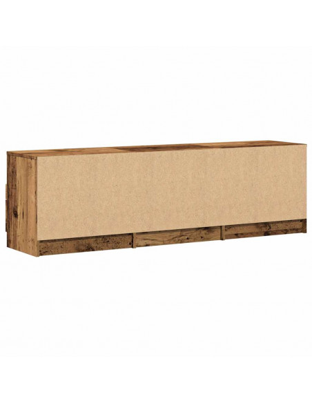 Mobile Porta TV Legno Vecchio 150x33,5x45 cm Legno Multistrato