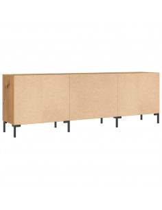Mobile Porta TV Rovere Artigianale 150x30x50cm in Truciolato
