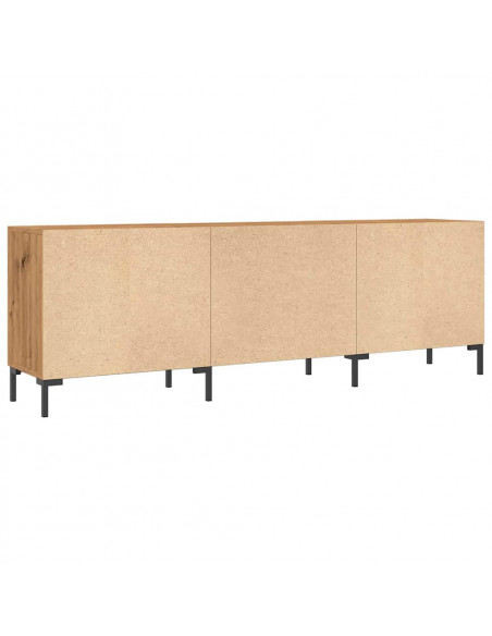 Mobile Porta TV Rovere Artigianale 150x30x50cm in Truciolato