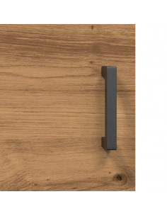 Mobile Porta TV Rovere Artigianale 150x30x50cm in Truciolato 2