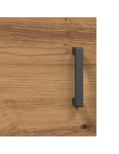 Mobile Porta TV Rovere Artigianale 150x30x50cm in Truciolato