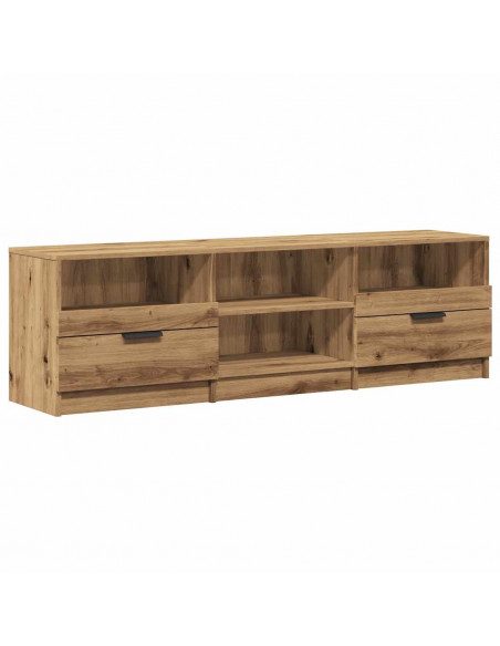 Mobile Porta TV Rovere Artigianale 150x33,5x45 cm in Truciolato