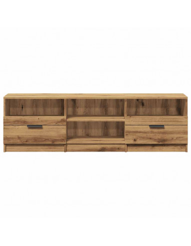 Mobile Porta TV Rovere Artigianale 150x33,5x45 cm in Truciolato