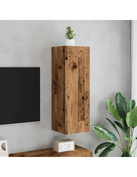 Mobile TV Legno Antico 30,5x30x90 cm in Legno Multistrato