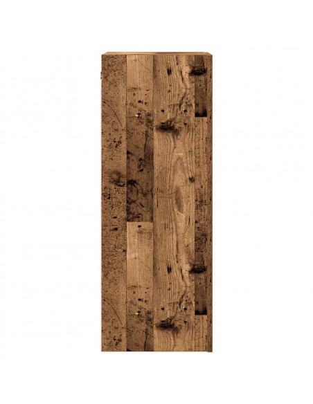 Mobile TV Legno Antico 30,5x30x90 cm in Legno Multistrato