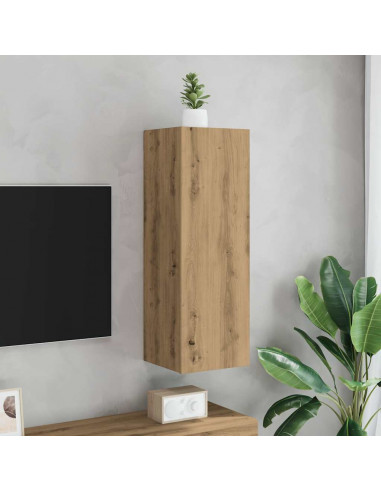 Mobile TV Rovere Artigianale 30,5x30x90 cm in Legno Multistrato