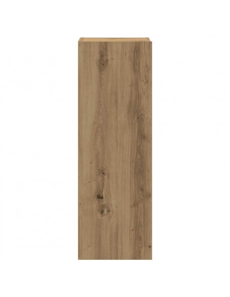 Mobili TV a Parete 3 pz Rovere Artigianale in Legno Multistrato