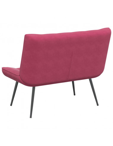 Panca Rosso Vino 110x74x84 cm in Velluto