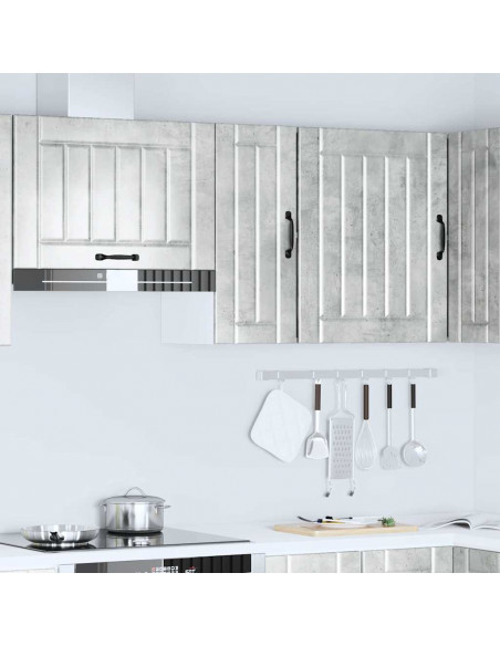 Pensile da Cucina Lucca Grigio Cemento in Legno Multistrato