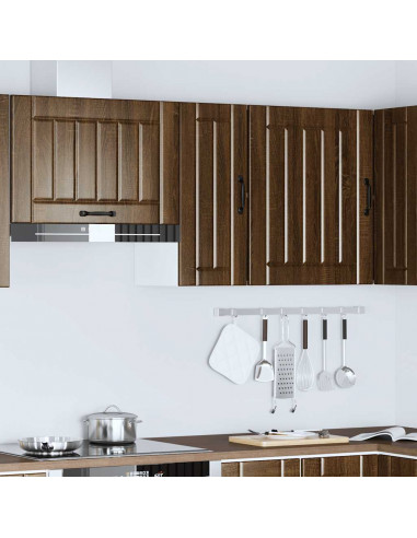 Pensile da Cucina Lucca Rovere Marrone in Legno Multistrato