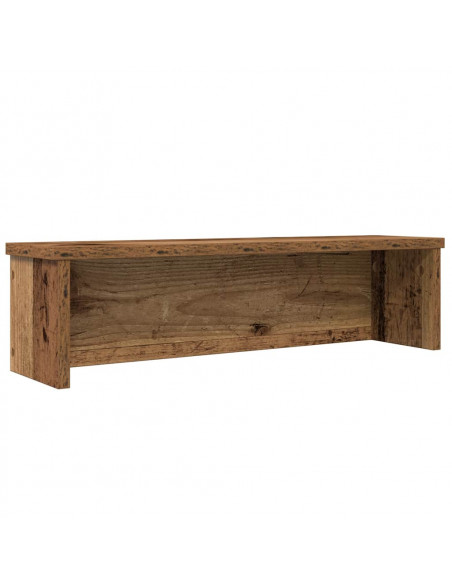 Scaffale da Cucina Impilabile Legno Vecchio 50x15x16 cm