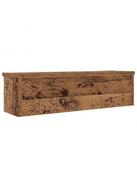 Scaffale da Cucina Impilabile Legno Vecchio 50x15x16 cm