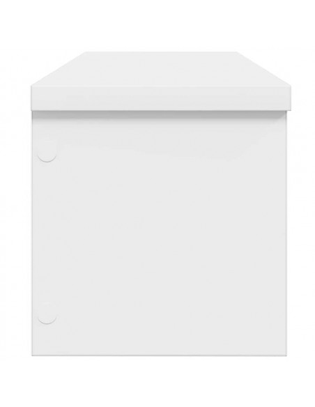 Scaffali da Cucina Impilabili 2 pz Bianchi 50x15x16 cm