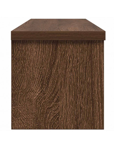 Scaffali da Cucina Impilabili 2 pz Rovere Marrone 50x15x16 cm