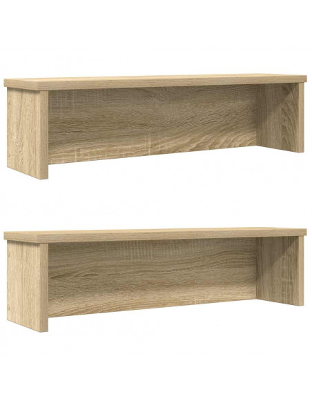 Scaffali da Cucina Impilabili 2 pz Rovere Sonoma 50x15x16 cm
