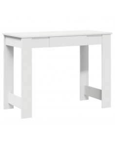 Scrivania Bianca 100x45x75 cm in Legno Multistrato