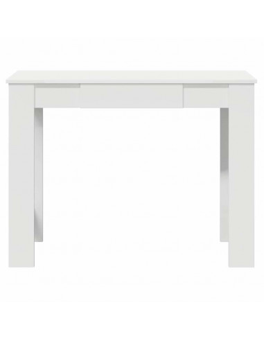 Scrivania Bianca 100x45x75 cm in Legno Multistrato