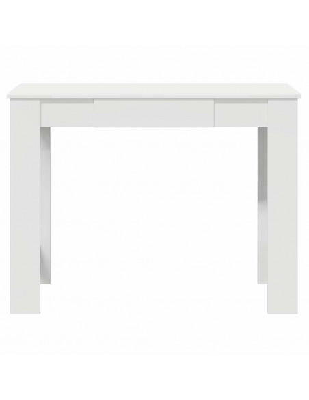Scrivania Bianca 100x45x75 cm in Legno Multistrato