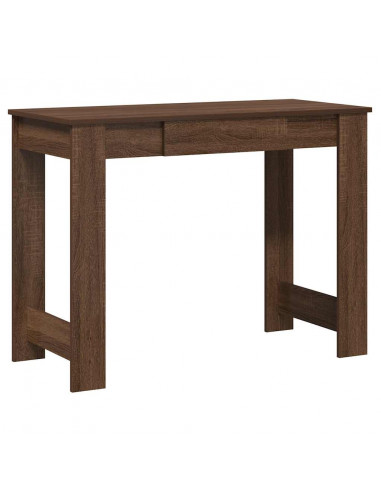 Scrivania Rovere Marrone 100x45x75 cm in Legno Multistrato