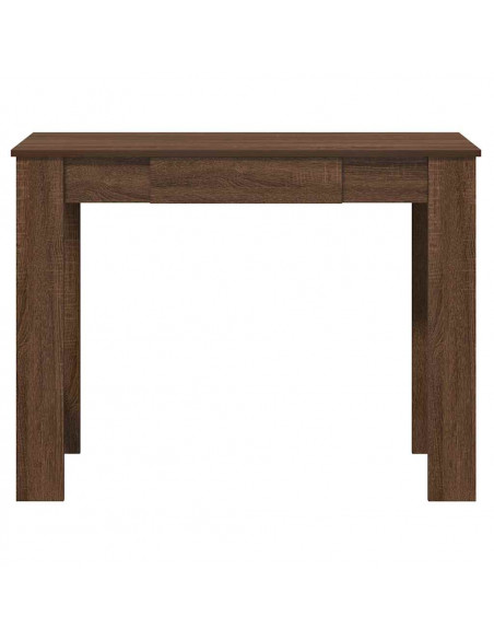 Scrivania Rovere Marrone 100x45x75 cm in Legno Multistrato